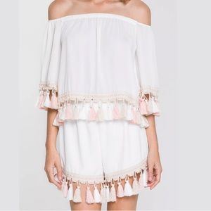 Anthropologie Free The Roses Off the shoulder top